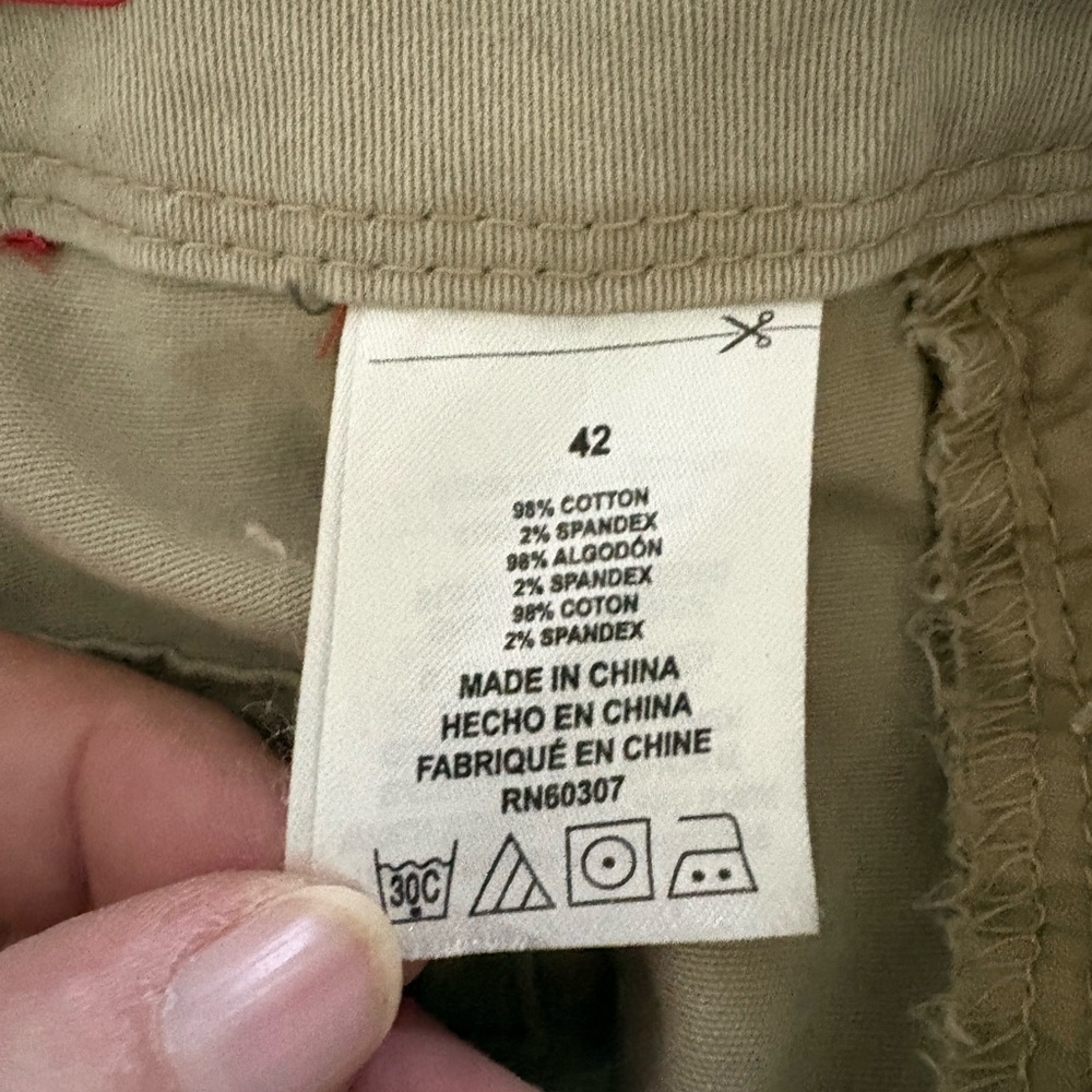 UnionBay Tan Desert Flex Waist Cargo Shorts 42 - Picture 4 of 6